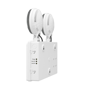 TWIN SPOT Self-Test Wall Light | LED 4W 405LM | 6500K Daylight | IP20 | Non-Maintained | 3hr Emergency Function