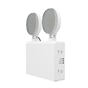 TWIN SPOT Self-Test Wall Light | LED 4W 405LM | 6500K Daylight | IP20 | Non-Maintained | 3hr Emergency Function