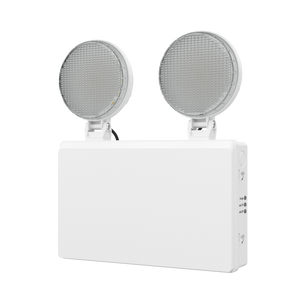 TWIN SPOT Self-Test Wall Light | LED 4W 405LM | 6500K Daylight | IP20 | Non-Maintained | 3hr Emergency Function