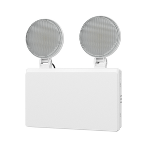 TWIN SPOT Self-Test Wall Light | LED 4W 405LM | 6500K Daylight | IP20 | Non-Maintained | 3hr Emergency Function